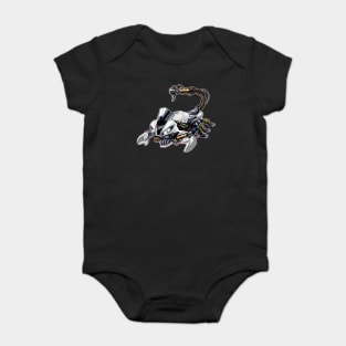 Yamaha R6 Scorpion White Baby Bodysuit